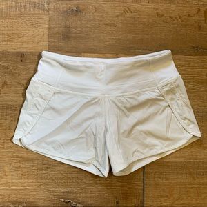 Lululemon speed shorts size 4